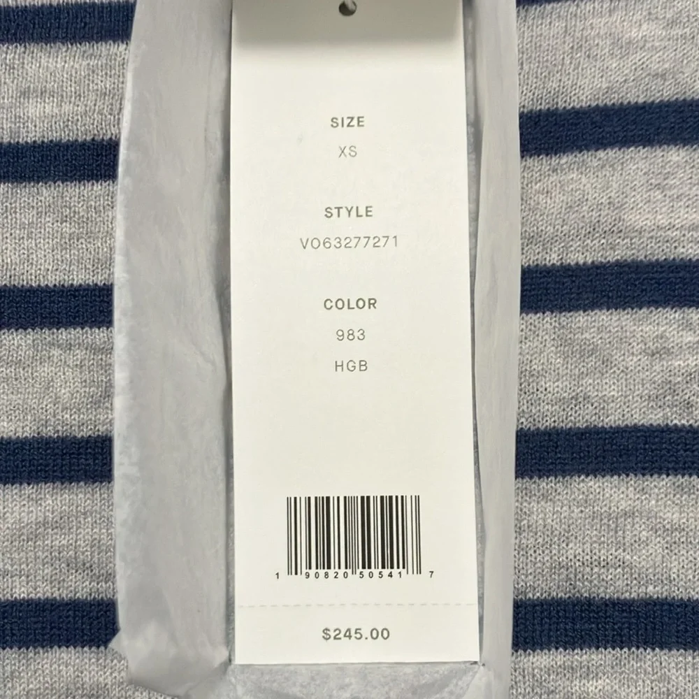 NWT Vince Cashmere Blend Striped Sweater Size XS - Picture 6 of 9